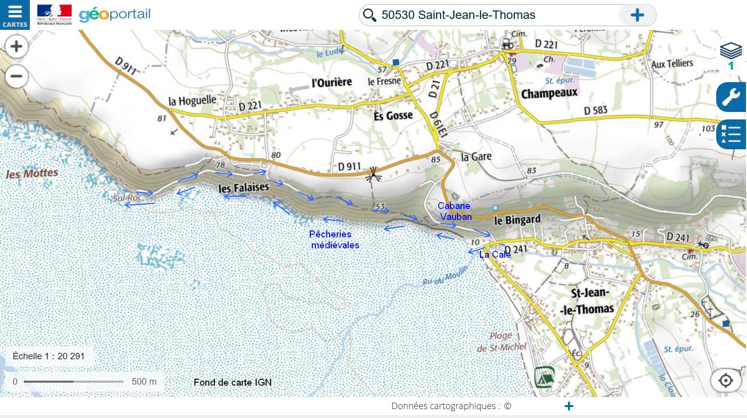 A voir, à faire un jour de grande marée à Saint Jean le Thomas ou à proximité