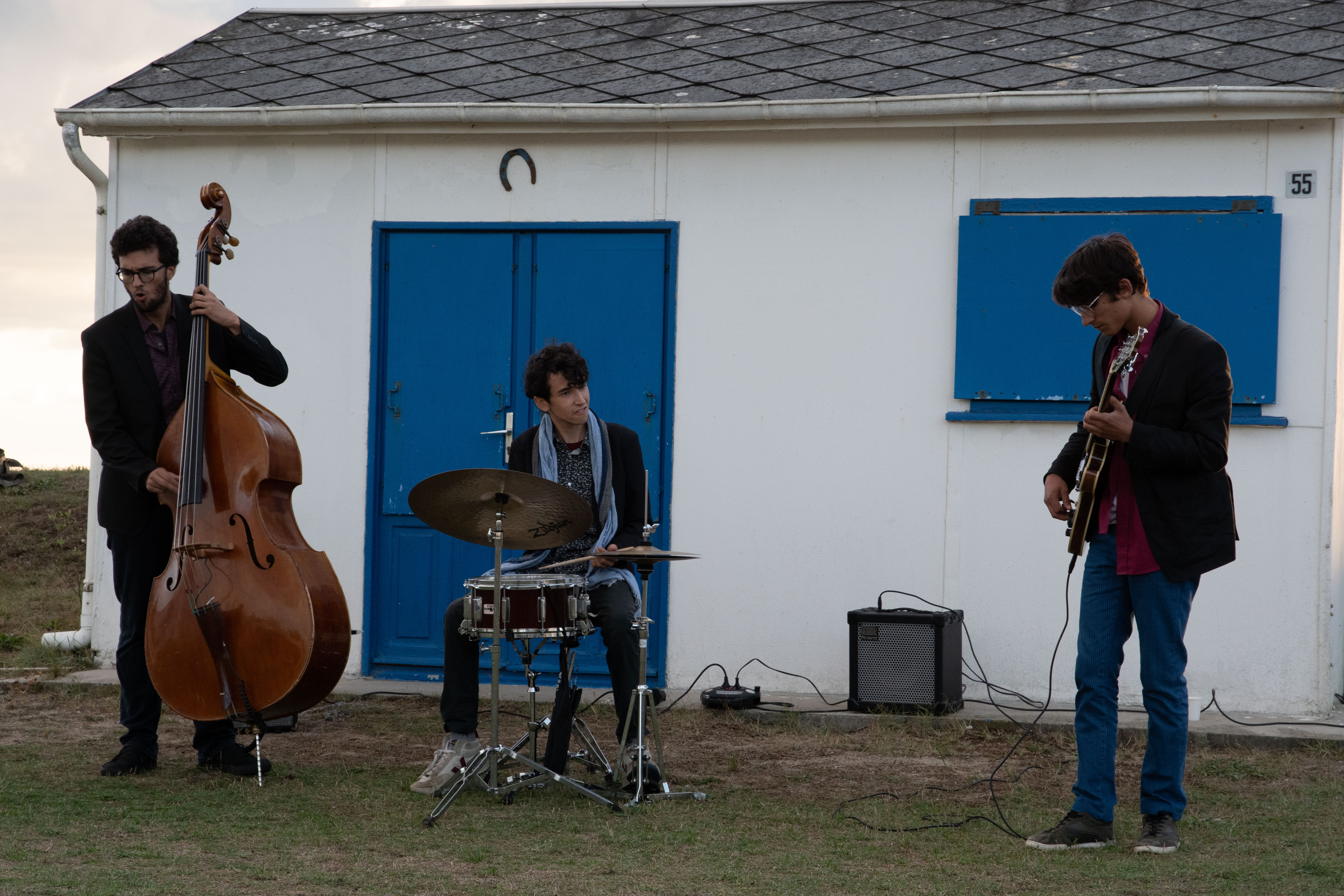 ...avant un concert jazzy réunissant les 3 artistes...