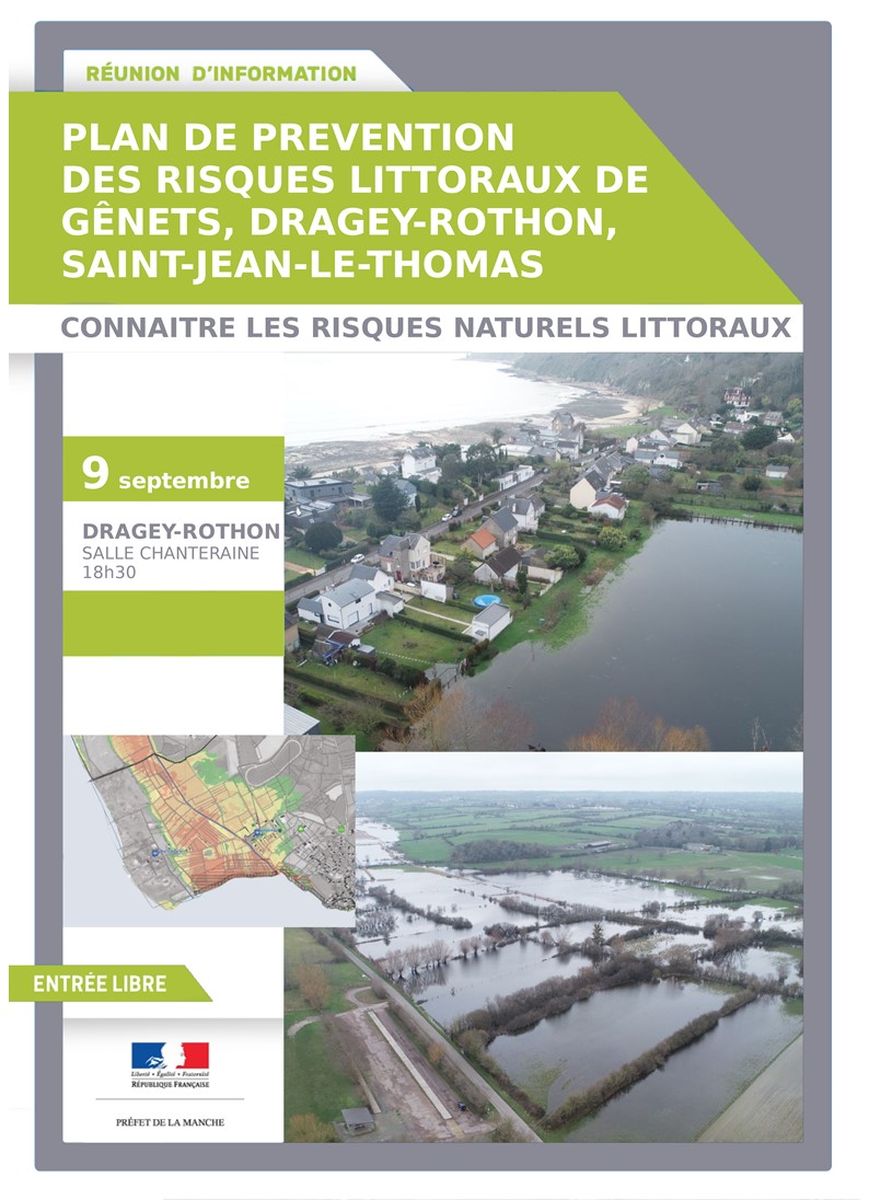 Plan de Prévention des Risques Littoraux (PPRL) - Réunion Publique le 9 septembre 2021