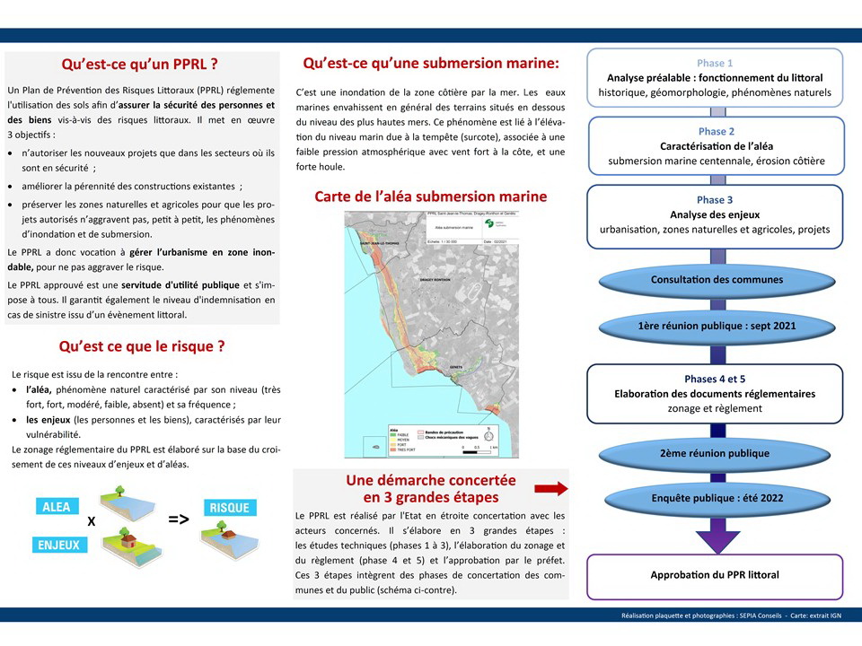 Plan de Prévention des Risques Littoraux (PPRL) - Réunion Publique le 9 septembre 2021