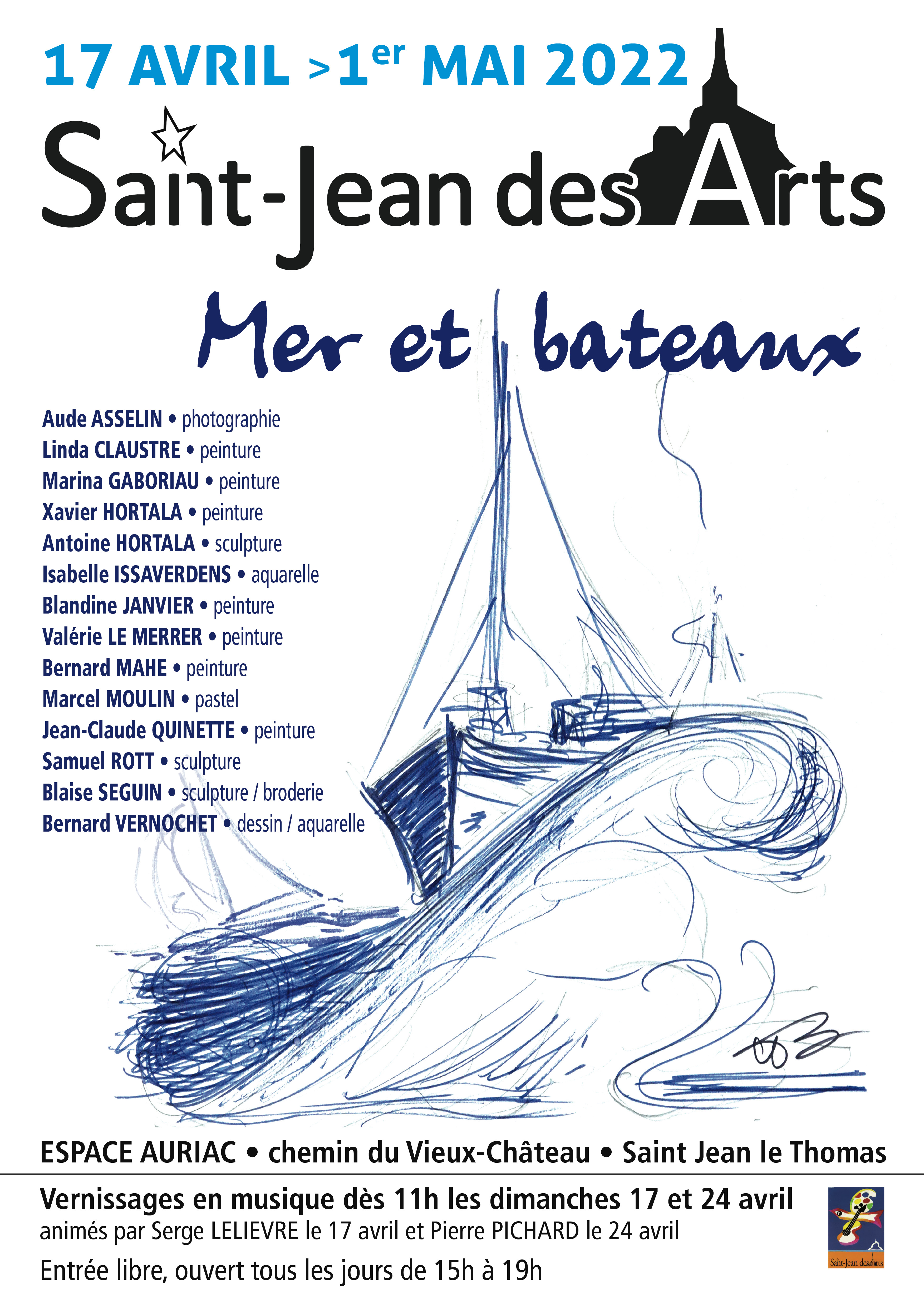 Saint Jean des Arts - Exposition "Mer et Bateaux"