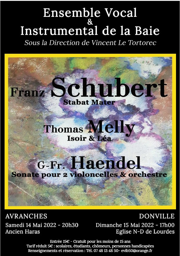 Concerts de l'Ensemble Vocal et Instrumental de la Baie