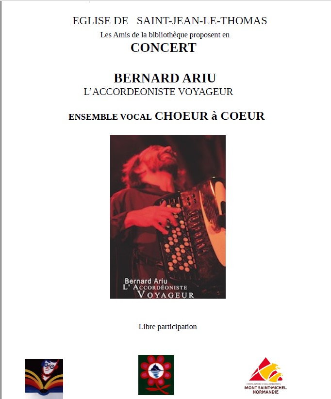Concert de Bernard Ariu, l'accordéoniste voyageur