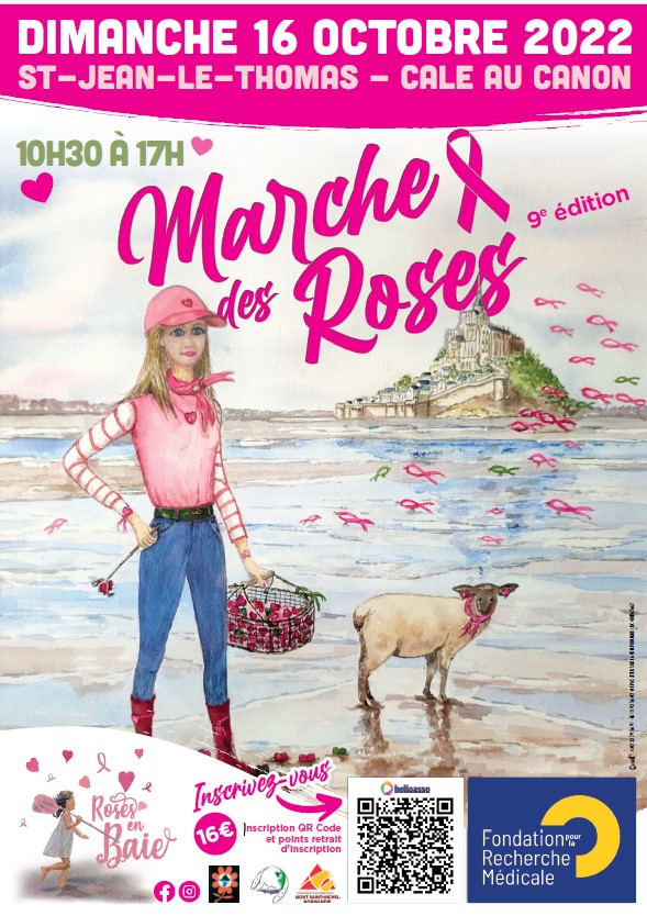 La Marche des Roses à Saint-Jean-le-Thomas