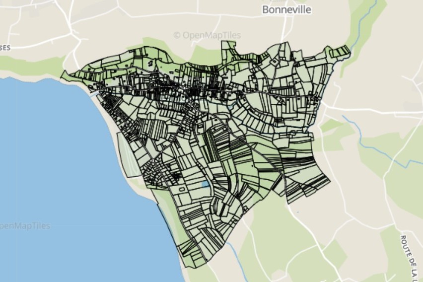 Mise à jour du plan cadastral de Saint-Jean-le-Thomas