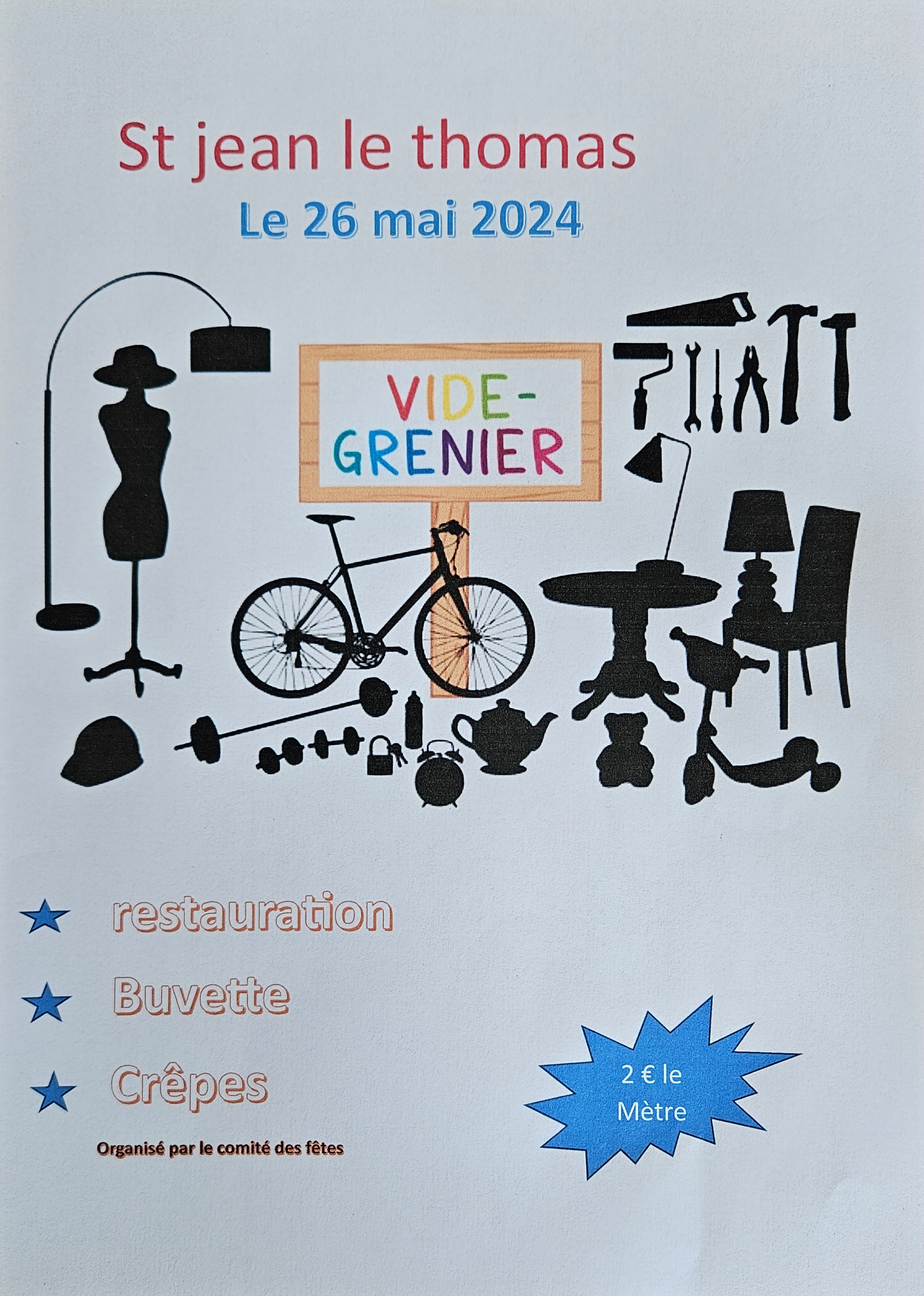 Vide-Grenier à Saint Jean le Thomas
