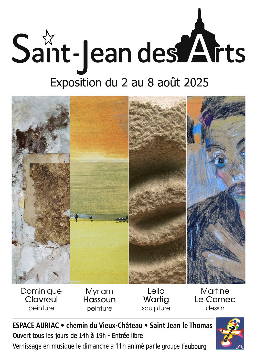 Saint Jean des Arts : saison estivale 2025