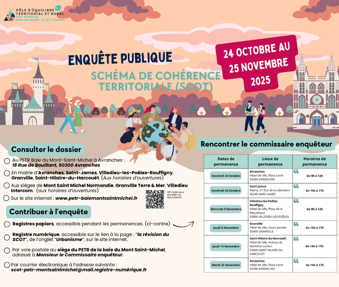 Enquête publique - Schéma de cohérence territoriale Enquête publique - Schéma de cohérence territoriale