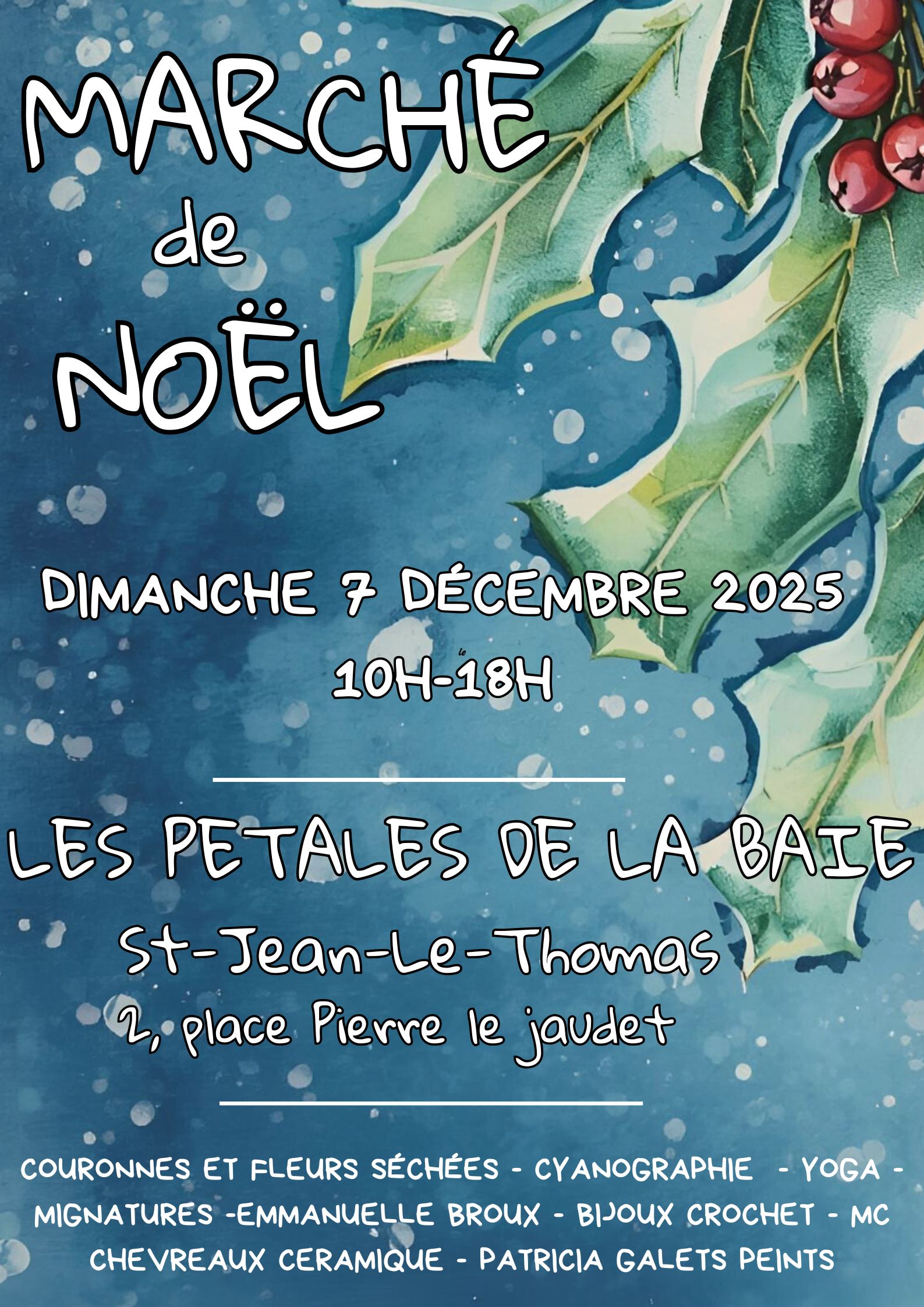 Marché de Noël 2025 à Saint Jean le Thomas