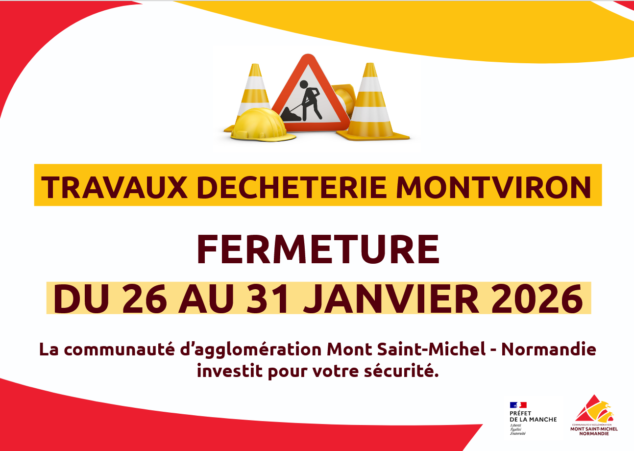 Travaux à la déchéterie de Montviron