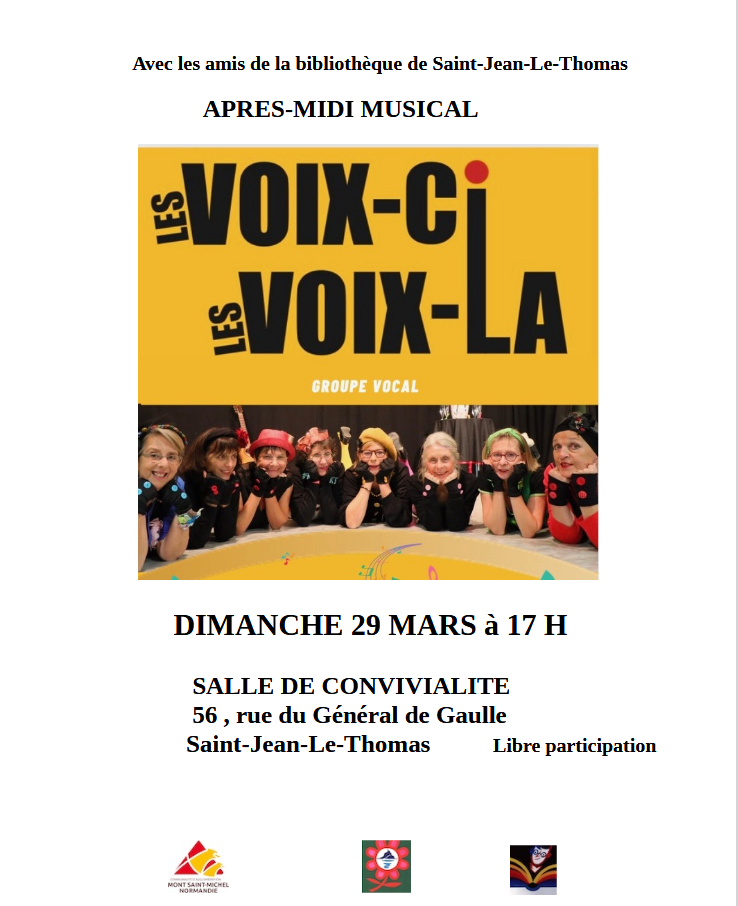 Les Voix-ci Les voix-là - Après-midi musical