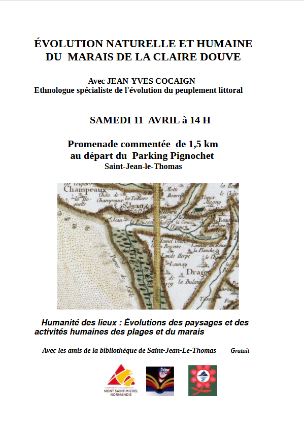 Promenade commentée : Evolution du marais de la Claire Douve