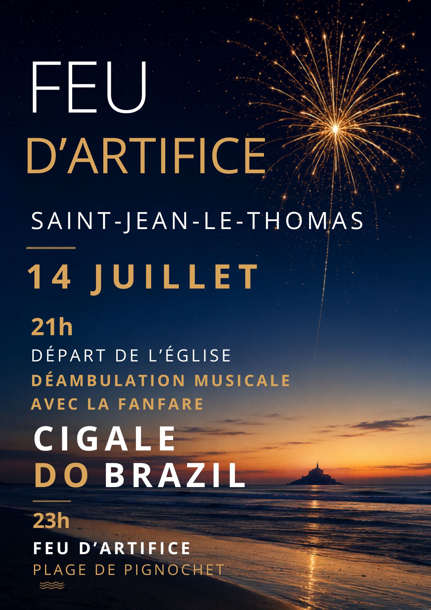 Saint-Jean-le-Thomas célèbre la Fête nationale !