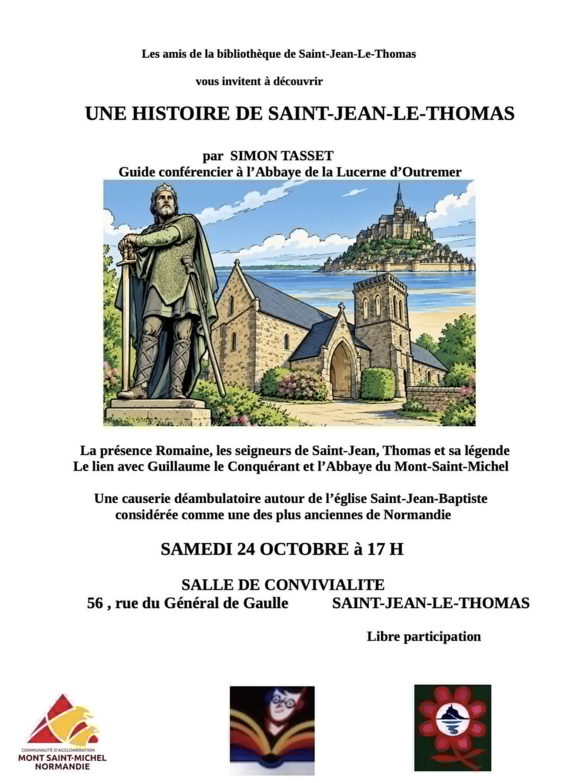 À la découverte de l’histoire de Saint-Jean-le-Thomas avec Simon Tasset