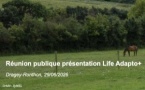 Réunion publique du 29 juin – Mise à disposition du support de présentation - Life Adapto+