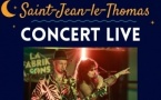 Concert d'Alcie Bela &amp; Jack Ellis au marché nocturne de Saint-Jean-le-Thomas