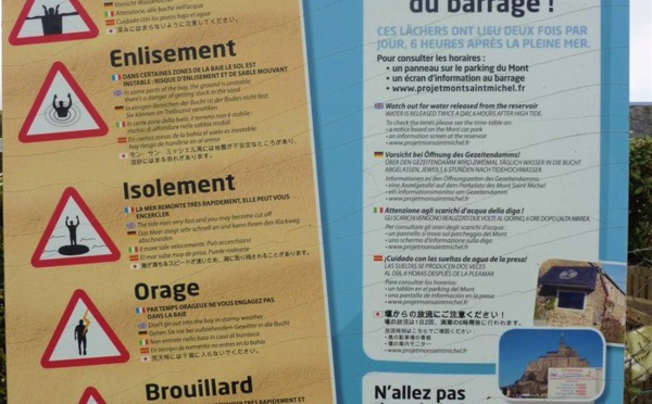 Dangers en Baie du Mont Saint Michel