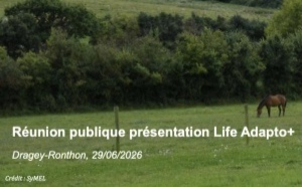 Réunion publique du 29 juin – Mise à disposition du support de présentation - Life Adapto+