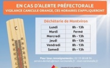 Déchèterie Montviron : horaires modifiés en cas d'alerte canicule