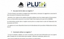 PLUi-H : un registre d'information à votre disposition pour participer à l'avenir du territoire