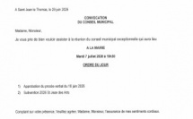 Conseil municipal : séance exceptionnelle le 7 juillet 2026
