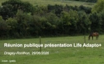 Réunion publique du 29 juin – Mise à disposition du support de présentation - Life Adapto+