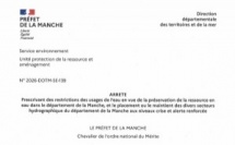 Restrictions des usages de l'eau – Nouvel arrêté préfectoral